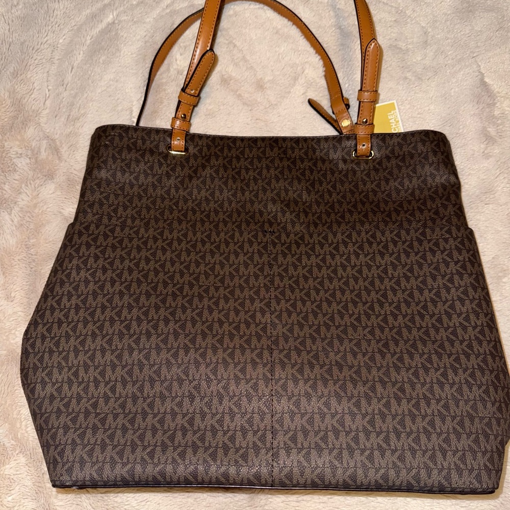 Michael Kors Signature Brown Tote - Picture 4 of 4